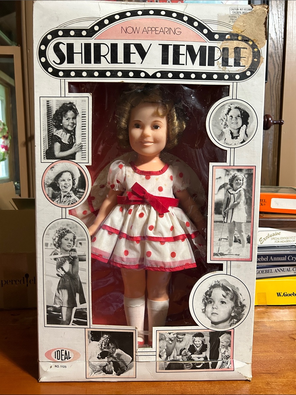 1973 Shirley Temple “Now Appearing “ Polka Dot Dress Doll